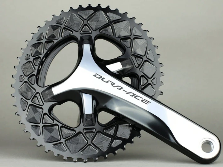 Śruby do zębatek Absoluteblack, Dura-Ace 9000 z pokrywkam, szare