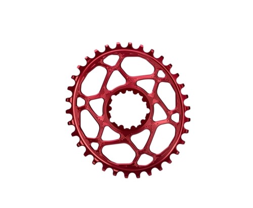 Zębatka Absoluteblack Oval Sram Direct Mount GXP 6mm offset, czerwony