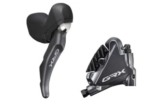 Zestaw klamkomanetka/hamulec Shimano GRX BR-RX810, 11s, tył