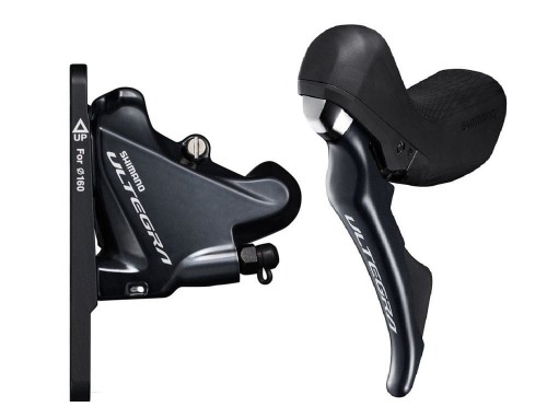 Zestaw klamkomanetka/hamulec Shimano Ultegra R8020 2x11s przód
