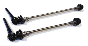 Zaciski kół Carbon-Tytan, 45g, czarne