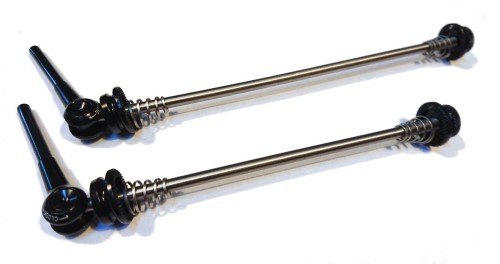 Zaciski kół Carbon-Tytan, 45g, czarne