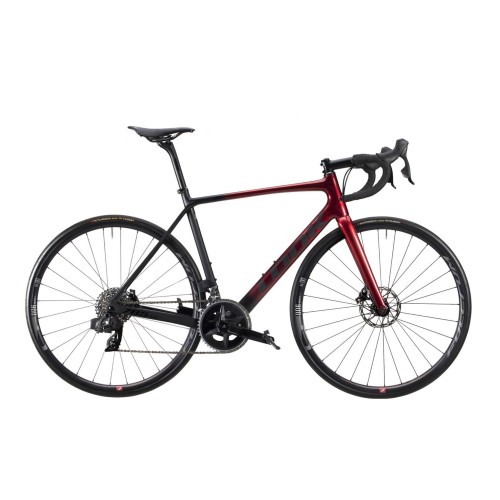 Rower Look 2022 785 Huez Disc Interference Red Mat Glossy, Rival AXS, Fulcrum