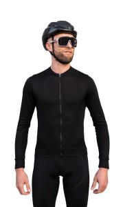 Bluza kolarska Raso Classic Merino Czarna
