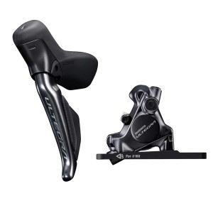 Zestaw klamkomanetka/hamulec Shimano Ultegra Di2 R8170, przewód, przód