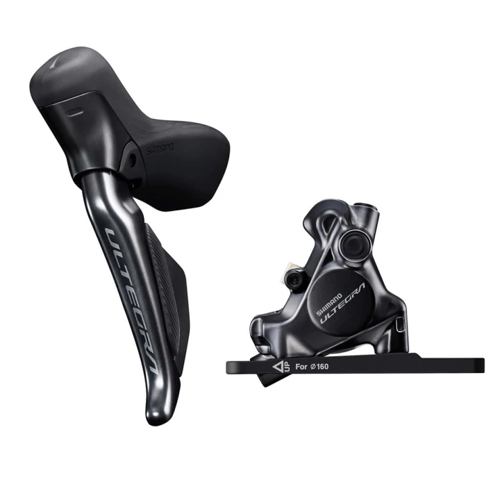 Zestaw klamkomanetka/hamulec Shimano Ultegra Di2 R8170, przewód, przód