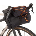 Torba na kierownice Restrap Bar Bag, L, czarno/pomarańczowa