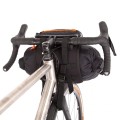 Torba na kierownice Restrap Bar Bag, S, czarno/pomarańczowa