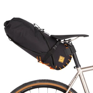 Torba podsiodłowa Restrap Saddle Bag 14L Czarno-pomarańczowa