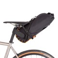 Torba podsiodłowa Restrap Saddle Bag, 8L, czarno/pomarańczowa