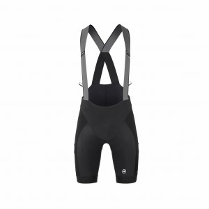 Spodenki kolarskie Assos MILLE GTC C2 Kiespanzer Bib Shorts Black Series