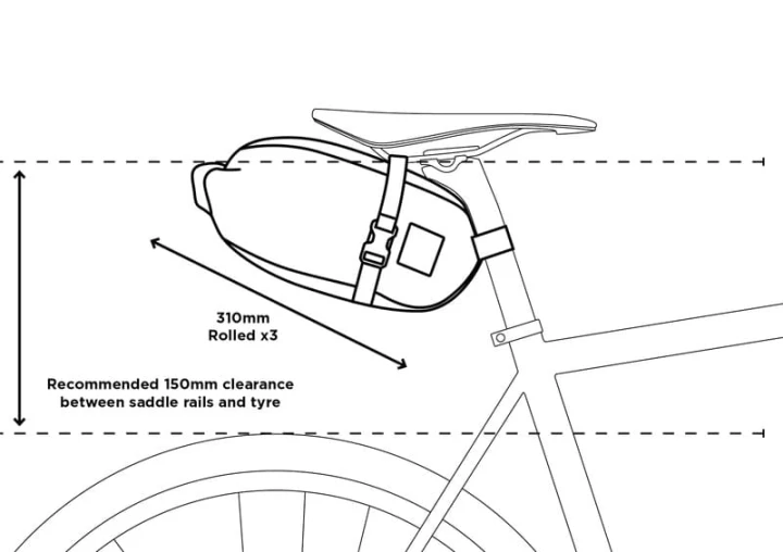 Torba podsiodłowa Restrap Saddle Pack, 4.5L, czarna