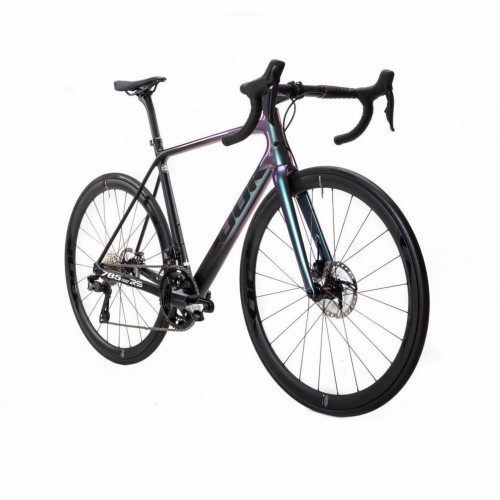 Rower Look 2022 785 Huez RS Disc Black Silver Chameleon Mat Glossy, Ultegra 12s, R38D