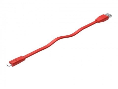 Przewód Knog USB-micro/USB, 23 cm, czerwony