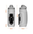 Bidon Fidlock TWIST 590ml miękki, transparentny + baza do roweru
