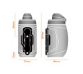Bidon Fidlock TWIST 450ml miękki, przydymiony + baza do roweru