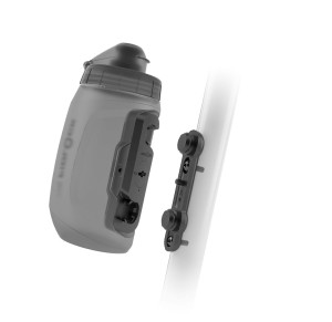 Bidon Fidlock TWIST 450ml miękki, przydymiony + baza do roweru