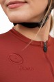 Bluza Raso Classic Merino damska, burgundowa