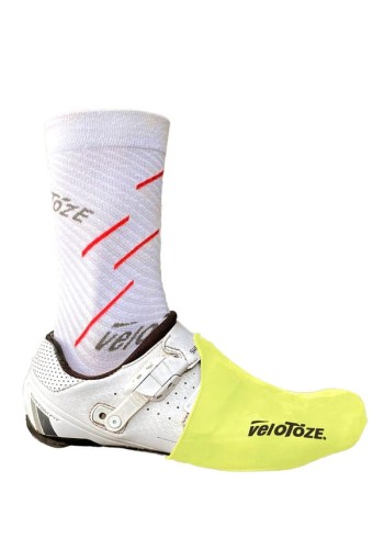 Ochraniacze na buty VeloToze Silicone Toe Cover, na palce, żółte