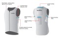 Bielizna chłodząca Velotoze Cooling Vest, z wkładami