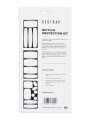 Naklejki ochronne na ramę Restrap Bicycle Protection Kit, białe