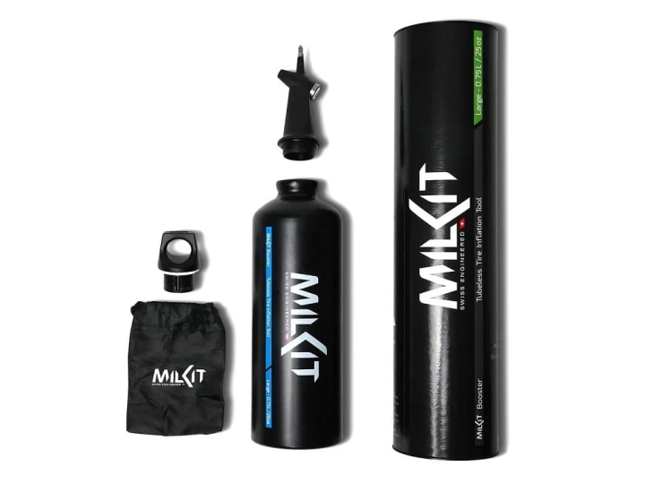 Zbiornik ciśnieniowy Milkit Booster Big do pompowania opon bezdętkowych tubeless