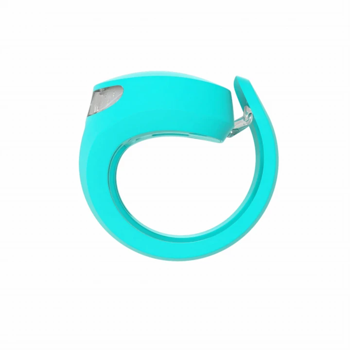 Lampka rowerowa Knog Frog V3 tylna, akwamaryna