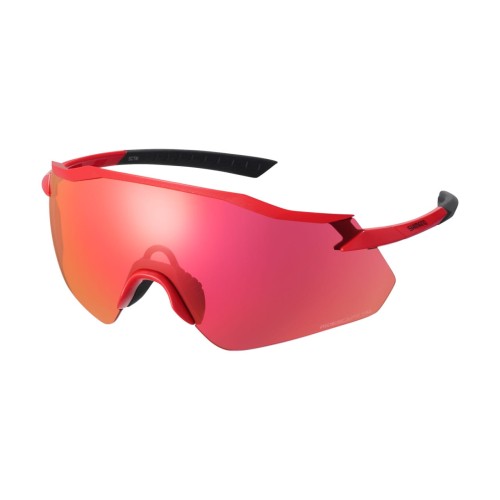 Okulary Shimano EQUINOX, Czerwone-metallic / Ridescape Road