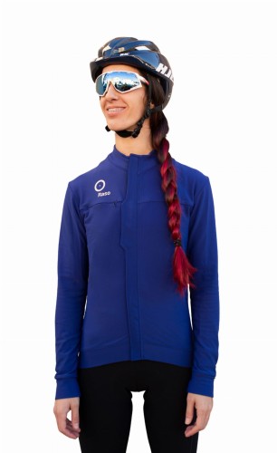 Bluza Raso Classic, damska, niebieska