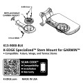 Uchwyt K-Edge Garmin Specialized Stem Mount, czarny