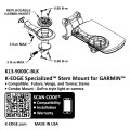 Uchwyt K-Edge Garmin Specialized Stem Combo Mount, czarny