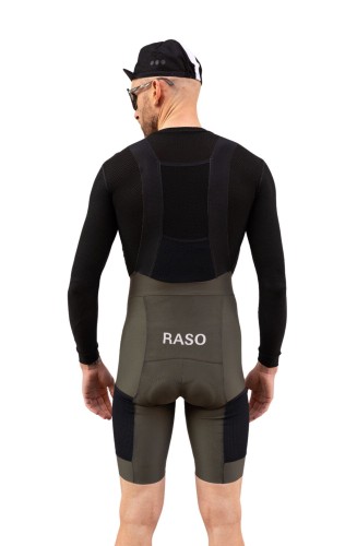 Spodenki kolarskie Raso Gravel 2023, soldier