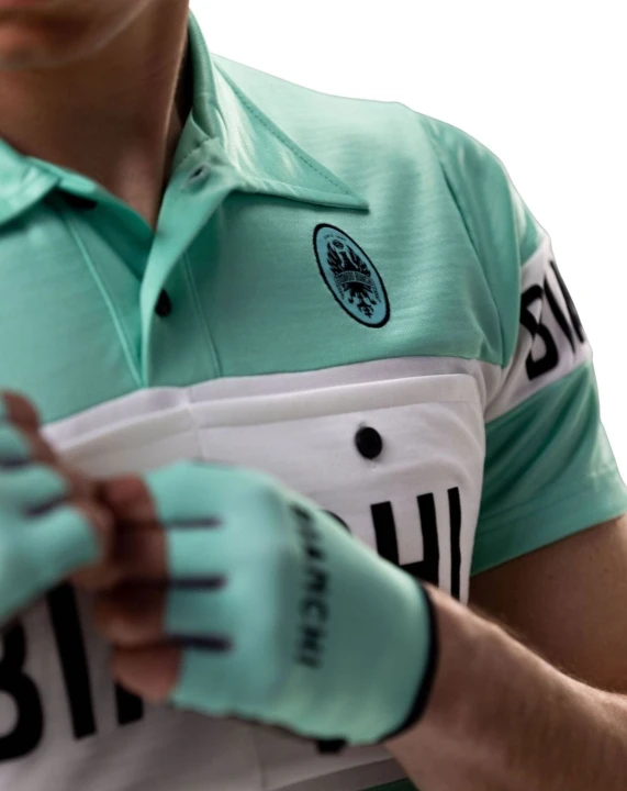 Koszulka kolarska Bianchi Lifestyle Gravel Polo