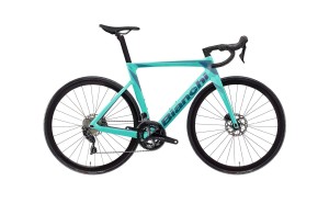 Rower szosowy Bianchi Oltre Race, 105, Celeste/Irid Mat