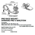 Uchwyt K-Edge Garmin do kierownicy Pro Vibe Aero