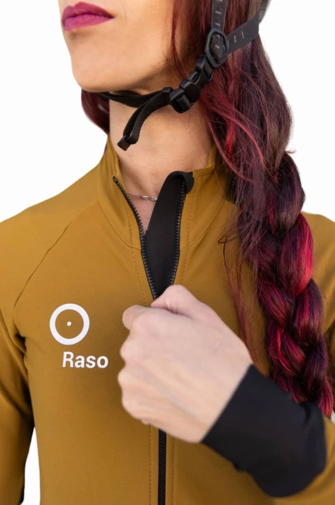 Bluza Kolarska Raso Colorful damska, musztardowa