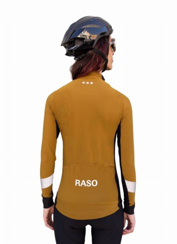 Bluza Kolarska Raso Colorful damska, musztardowa