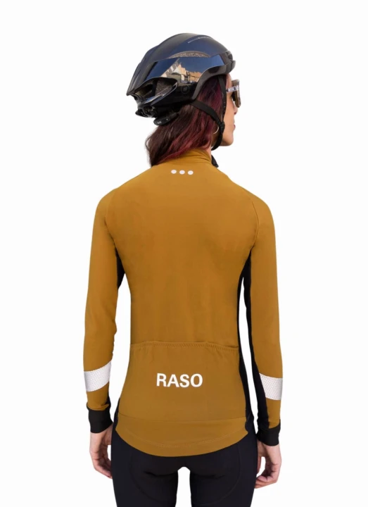 Bluza Kolarska Raso Colorful damska, musztardowa