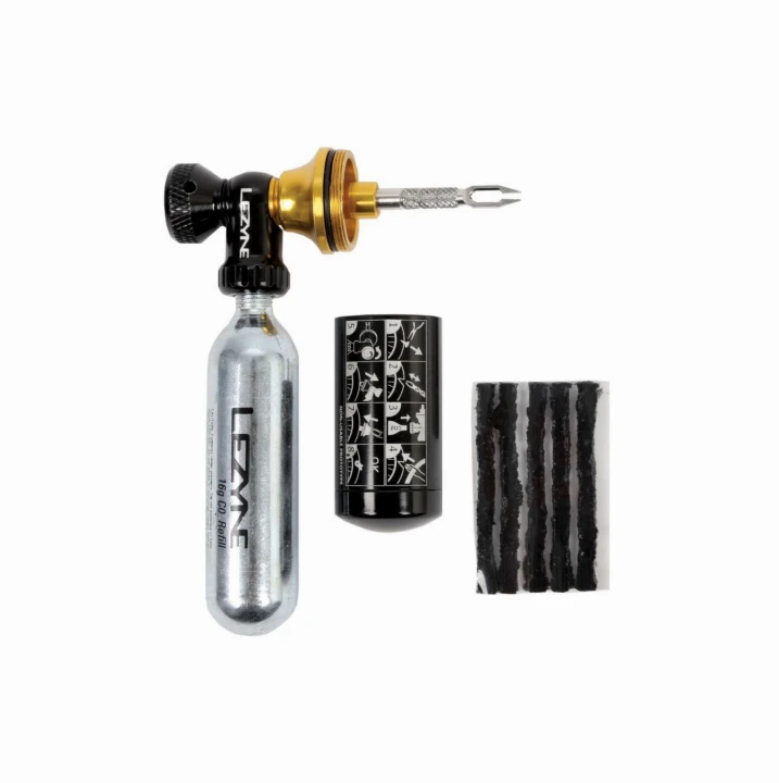 Zestaw naprawczy do opon Lezyne Tubeless CO2 Blaster + pompka Co2