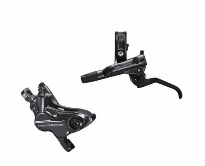 Zestaw klamka/hamulec Shimano M6120, przewód, przód