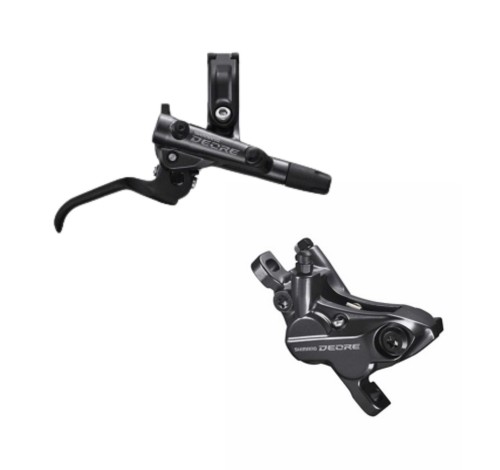 Zestaw klamka/hamulec Shimano M6120, przewód, tył