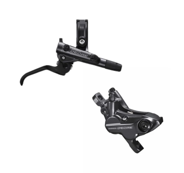 Zestaw klamka/hamulec Shimano M6120, przewód, tył