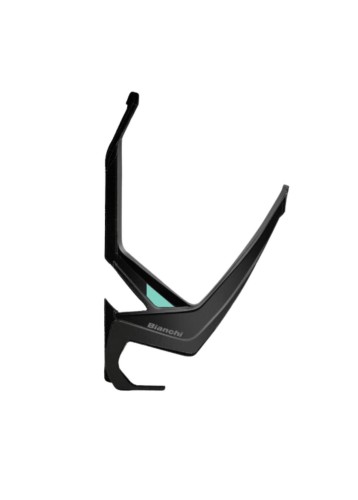 Koszyk na bidon Bianchi Delta Carbon, Black Mat/Celeste
