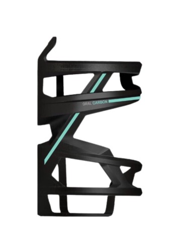 Koszyk na bidon Bianchi Gral Carbon, Black Mat/Celeste
