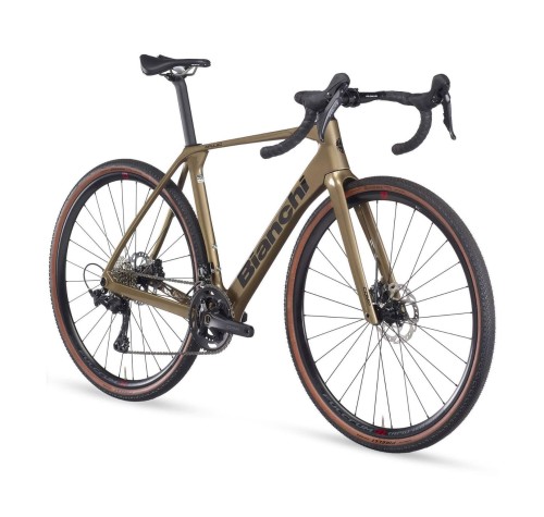 Bianchi gravelowy Impulso COMP 2024, GRX 610, Terra/Black