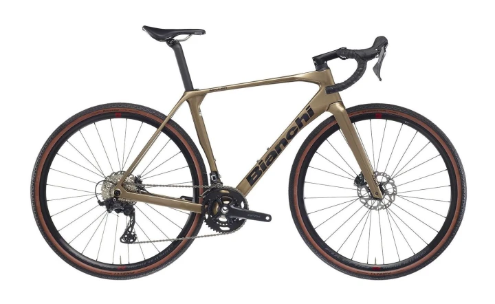 Bianchi gravelowy Impulso COMP 2024, GRX 610, Terra/Black