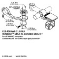 Uchwyt K-Edge Garmin/Wahoo Max XL Combo Mount