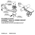 Uchwyt K-Edge do Garmin MAX XL Combo Mount, 35mm