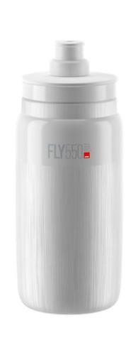 Bidon Elite Fly Tex 550 ml, biały