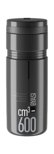 Bidon/pojemnik Elite Storage Byasi 600 ml, Dark Grey
